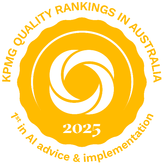 Source Survey 2025 – KPMG Quality Rankings in Australia – 1st in AI advice & implementation