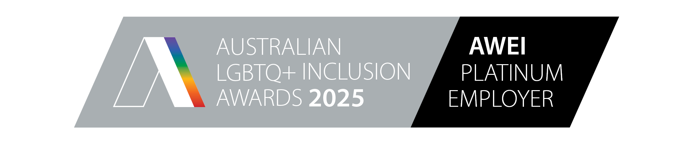 Australian LGBTQ+ Inclusion Awards 2025 – AWEI Platinum Employer