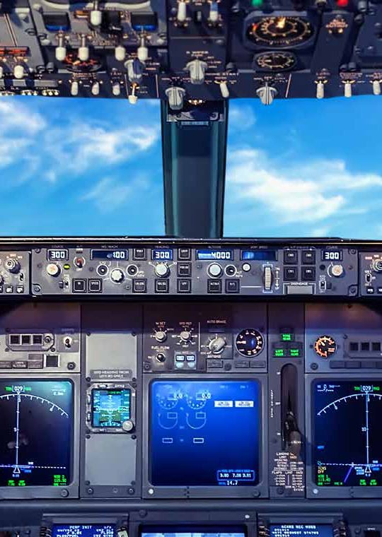 Aviation software in cockpit