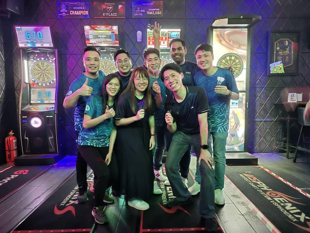 KPMG darts team ISCA Games 2025
