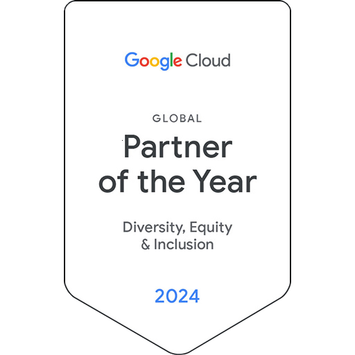 Google Cloud Global Partner of the Year 2024 – DIversity, Equity & Inclusion