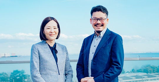 Japanese alt text: 東京メトロ_世木氏とKPMGコンサルティング_須本エドワード氏