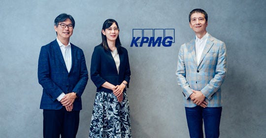 Japanese alt text: 森・濱田松本法律事務所　澤口氏、KPMG　坂本、木村
