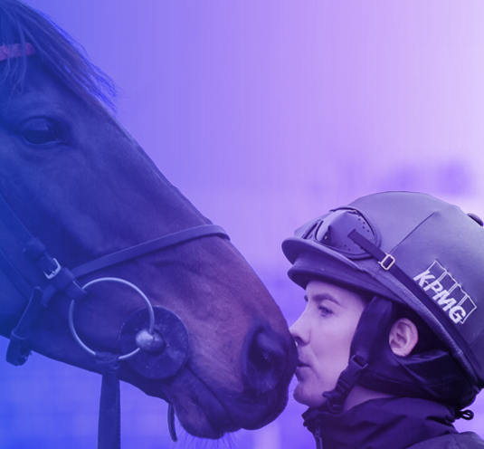Rachael kissing horse