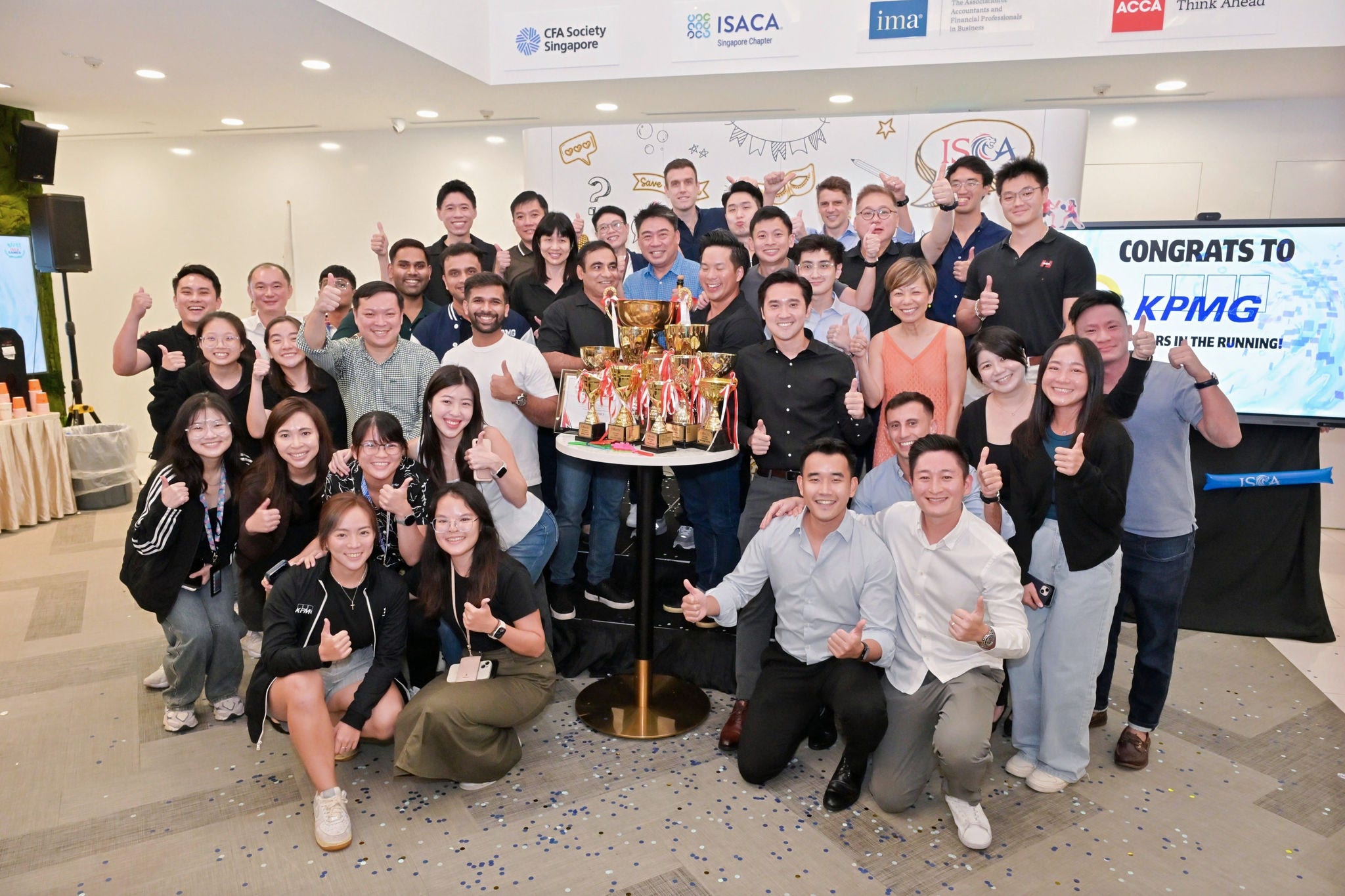 KPMG Champions at the ISCA Games Closing Ceremony 2025