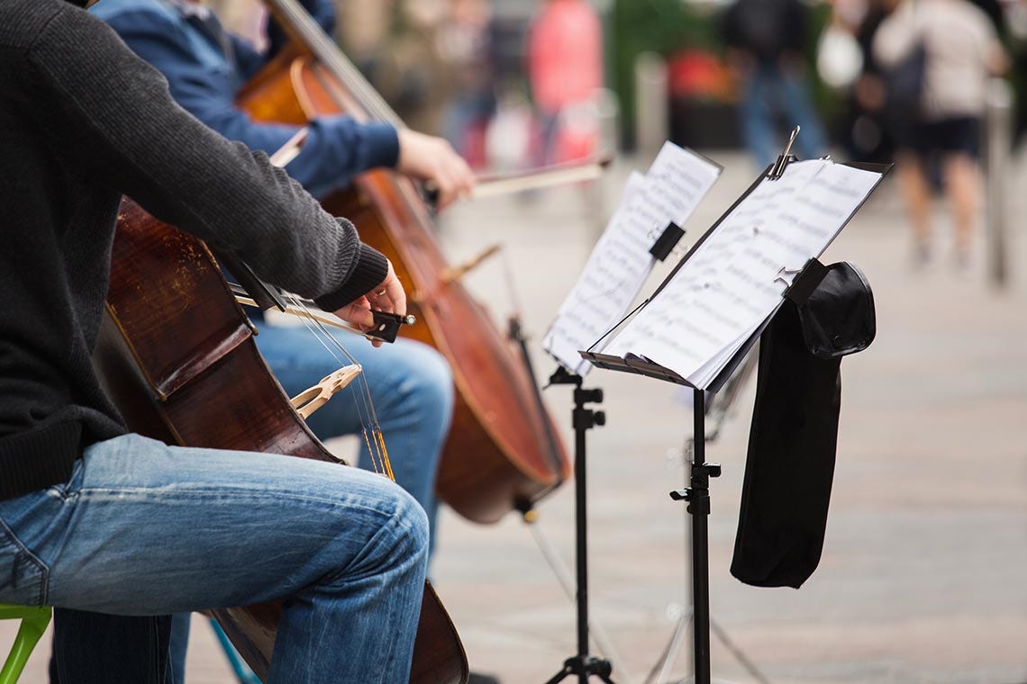 Street musicians