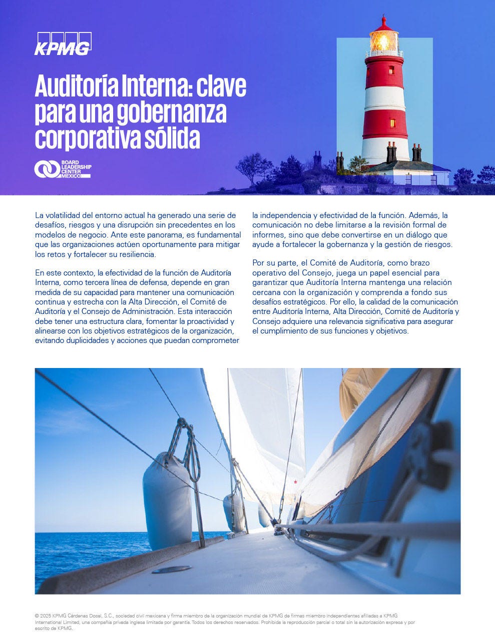Auditoría Interna: clave para una gobernanza corporativa sólida