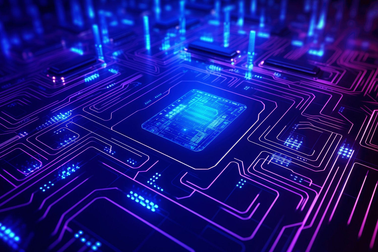 Data AI emerging tech circuit board