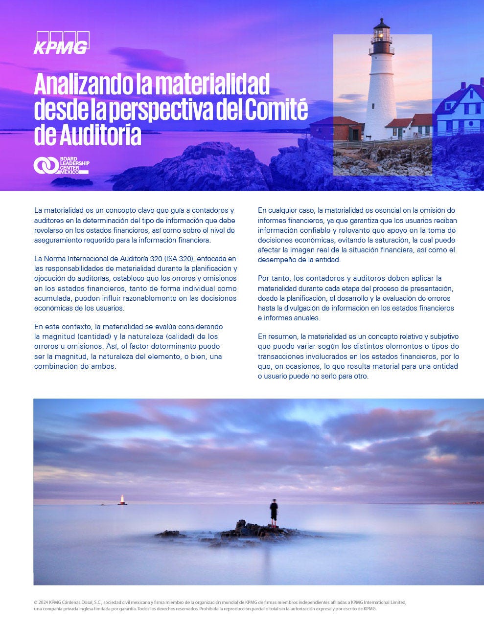 Analizando la materialidad desde la perspectiva del Comité de Auditoría