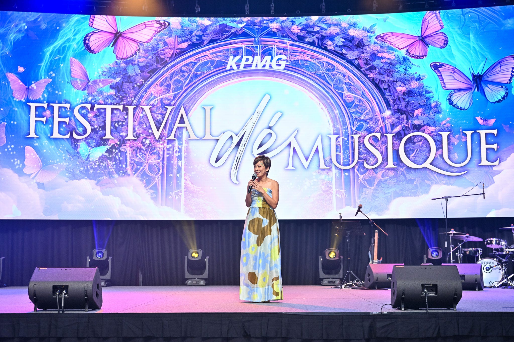 KPMG Dinner & Dance 2024 Managing Partner Lee Sze Yeng delivering her opening address