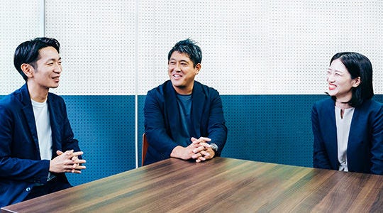 Japanese alt text: 西日本シティ銀行　三舩氏、伊藤氏、KPMG　戸田