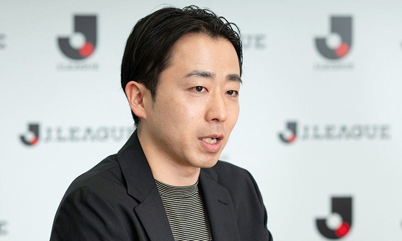 Japanese alt text: Ｊリーグ　鈴木氏
