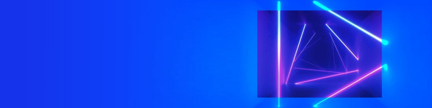 Pink and blue lights