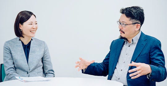 Japanese alt text: 東京メトロ_世木氏とKPMGコンサルティング_須本エドワード氏