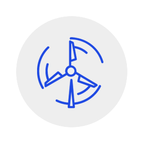 Wind turbine icon