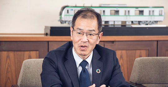 Japanese alt text: 東京地下鉄株式会社_堂免氏