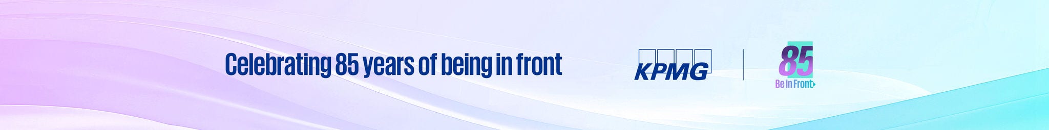 kpmg 85th anniversary banner