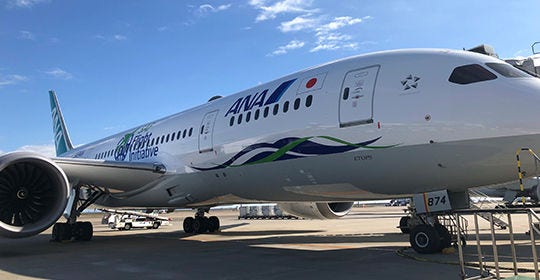 Japanese alt text: ANAホールディングス　航空機