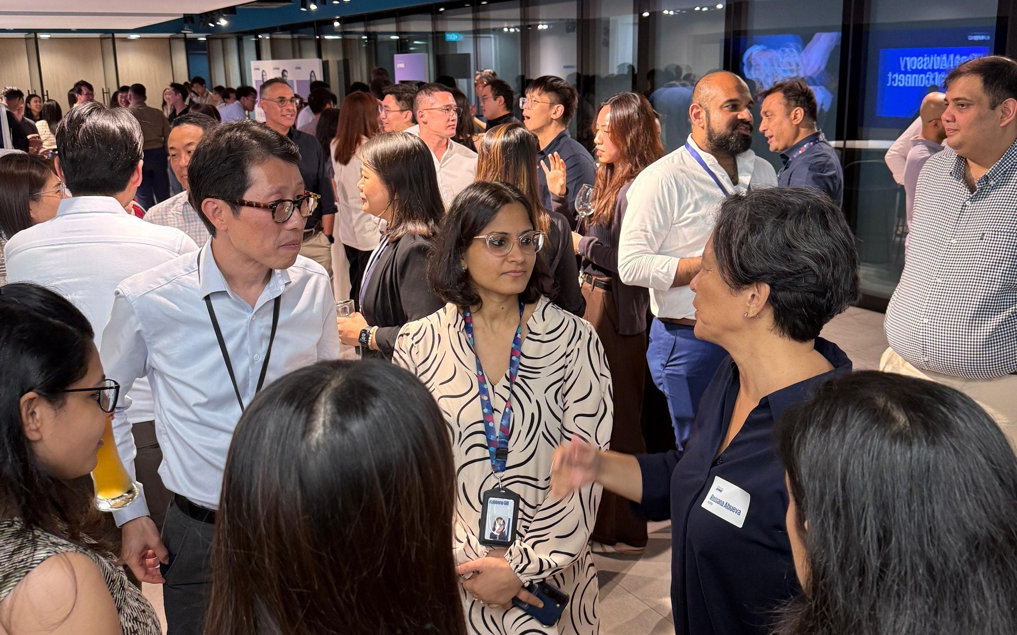 Networking at the Deal Advisory Alumni Event 2025
