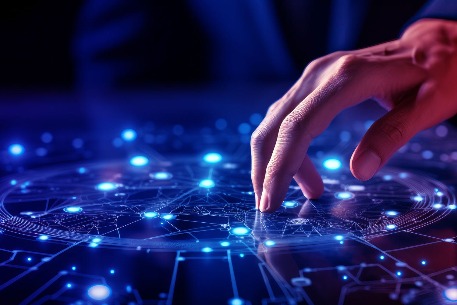 Data AI emerging tech futuristic hand sensor controller