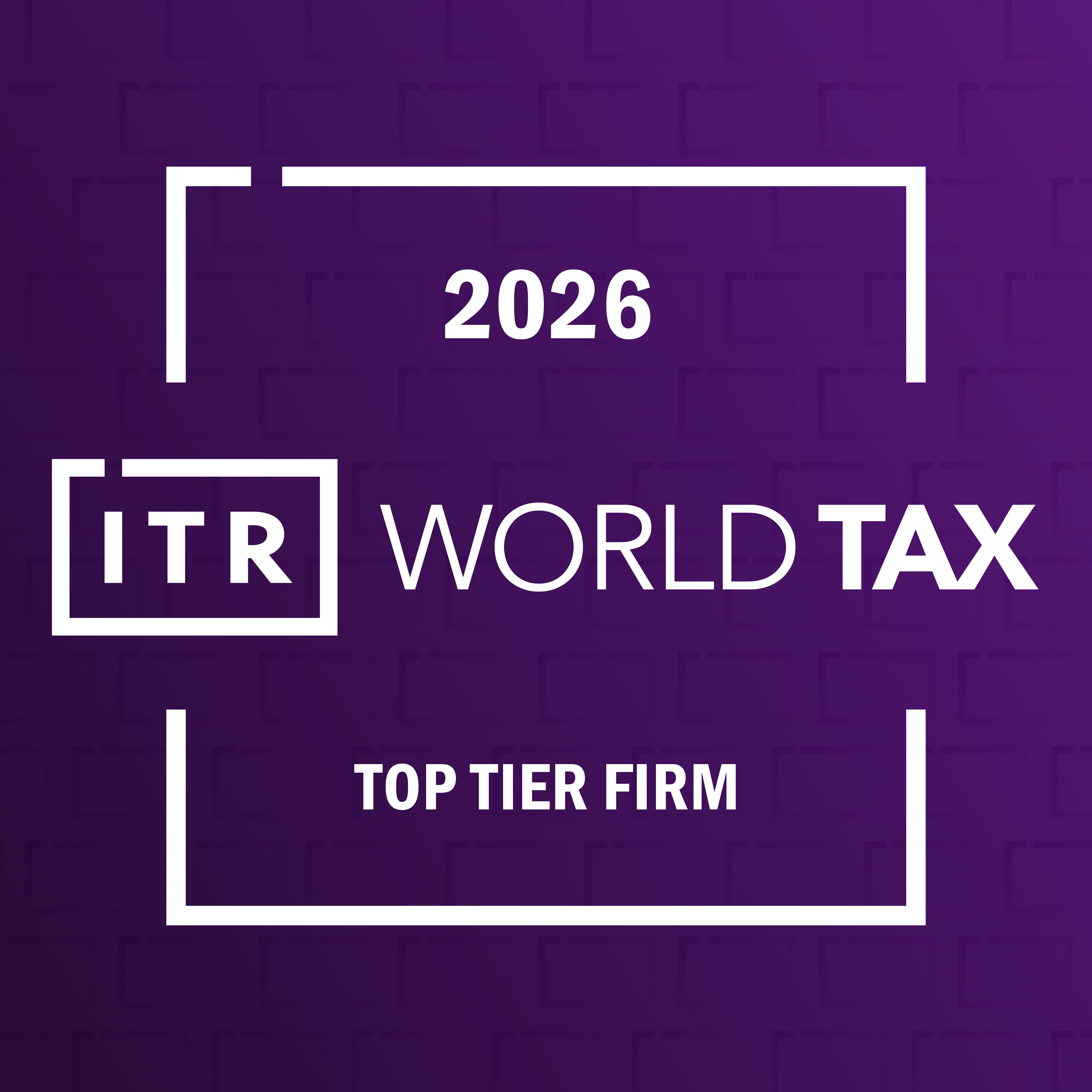 Top Tier Firm 2025 plaque