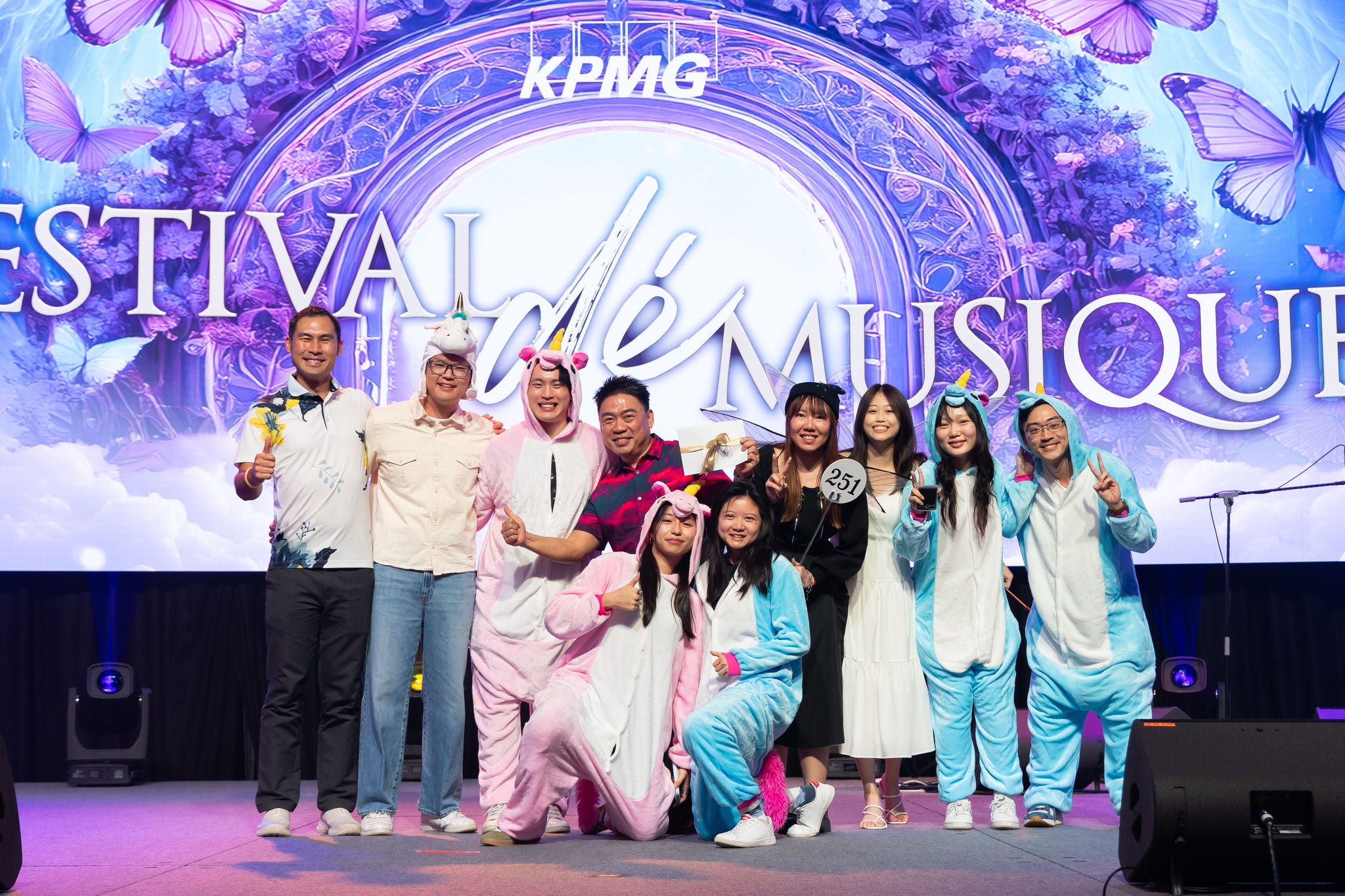 KPMG Dinner & Dance 2024 - best dressed competition onesies