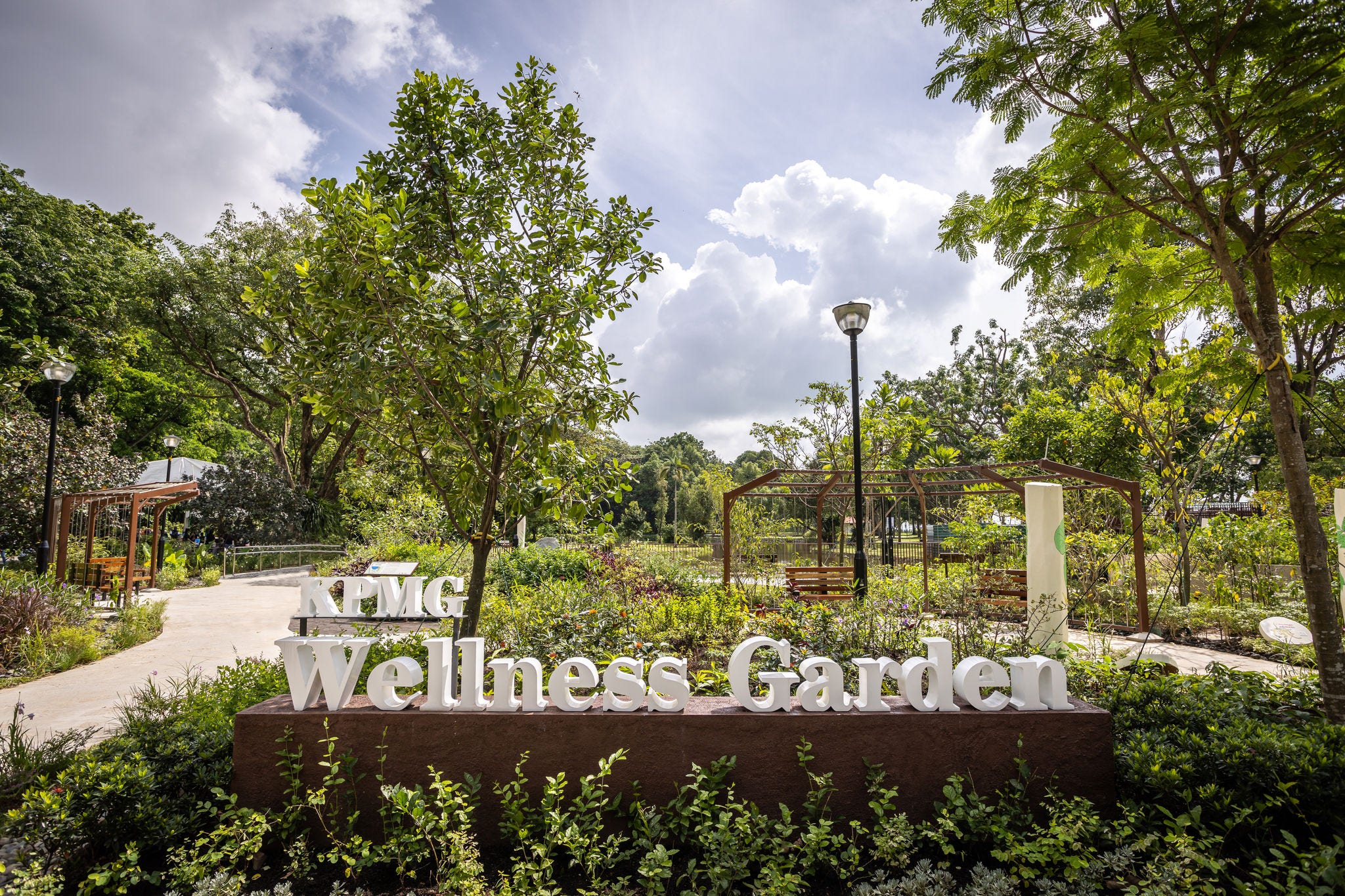 KPMG Wellness Garden main entrance