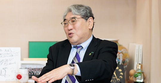 Japanese alt text: 宮城大学学長　佐々木氏