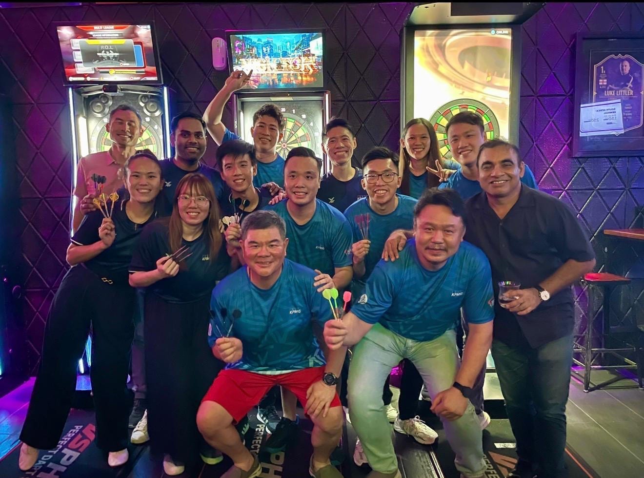 KPMG darts team ISCA Games 2025