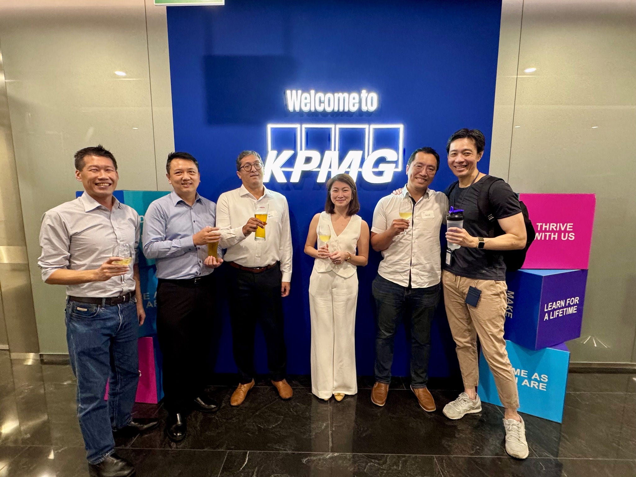 Group photo at the KPMG Audit Alumni Event 2024