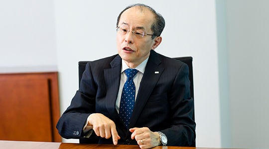 Japanese alt text: 大日本印刷　常務取締役　橋本 博文氏