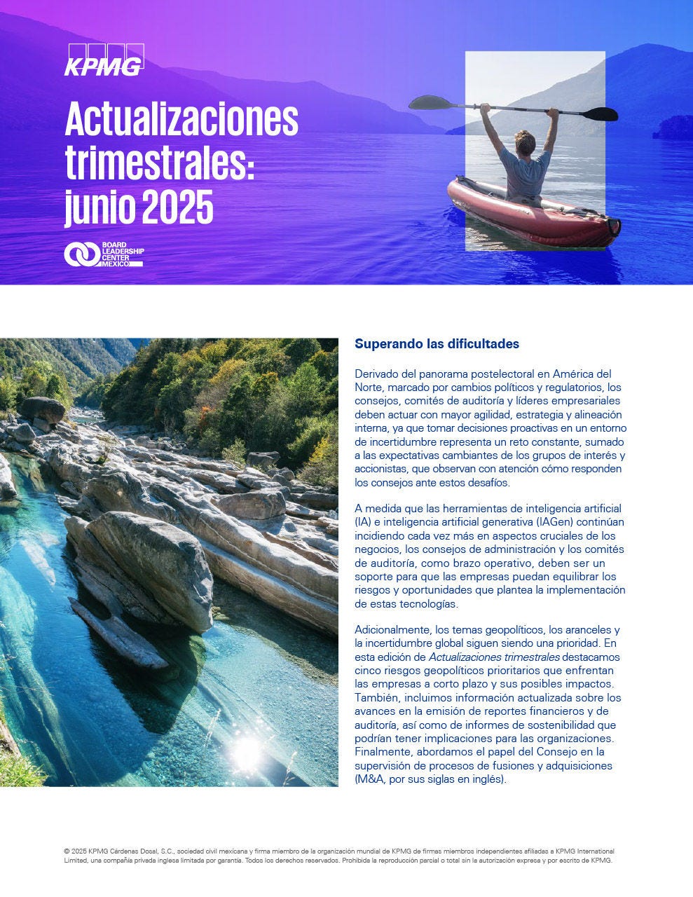 Actualizaciones trimestrales: junio 2025