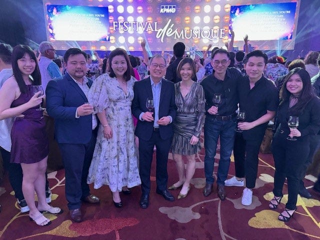 Retired KPMG Partner Richard Tan at KPMG in Singapore’s Dinner and Dance event in October 2024