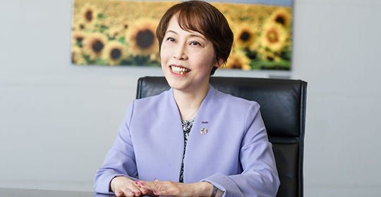 Japanese alt text: ANAホールディングス　上席執行役員　グループCSO　宮田 千夏子氏