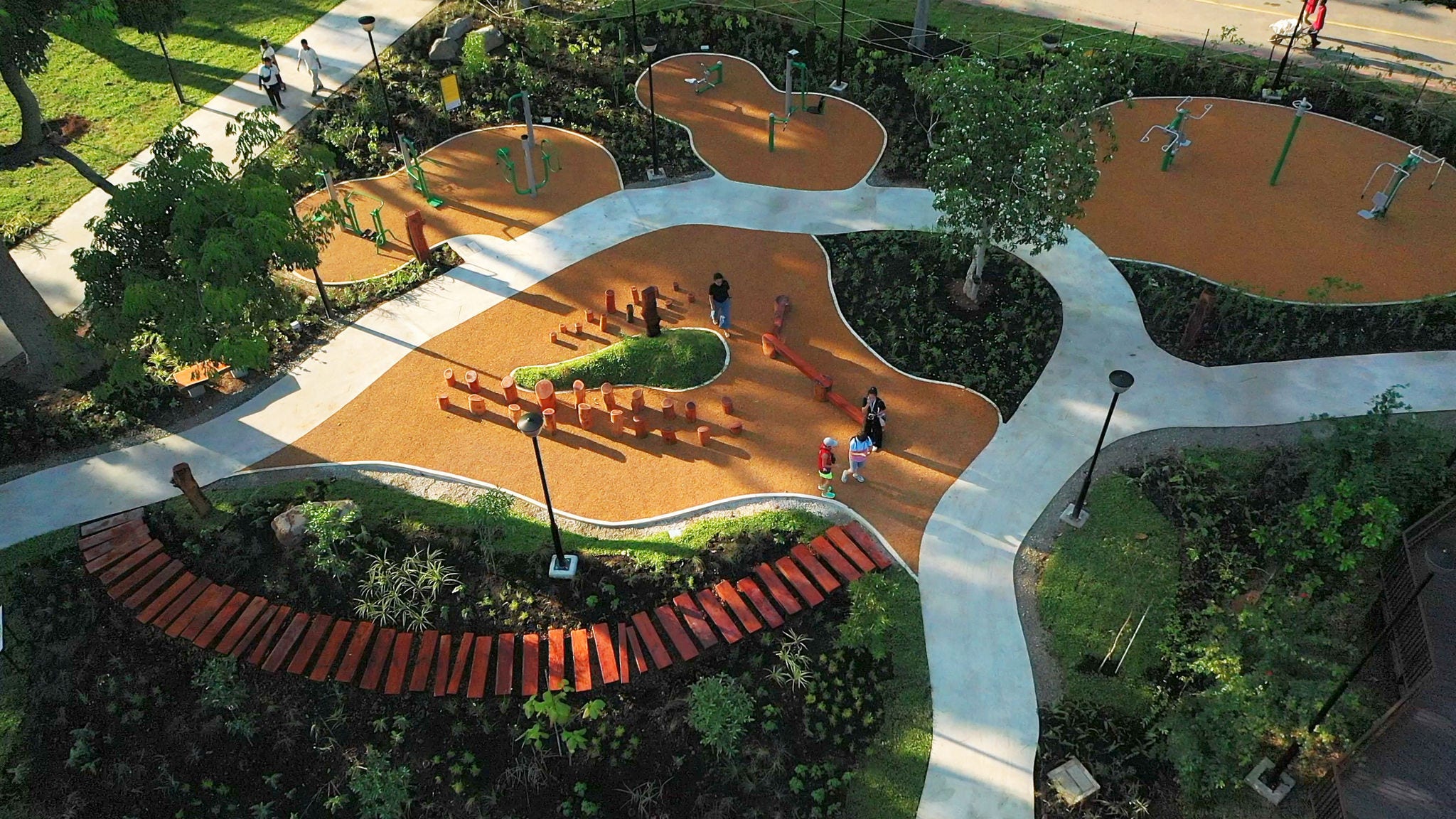 KPMG Wellness Garden Nature Fitness Area