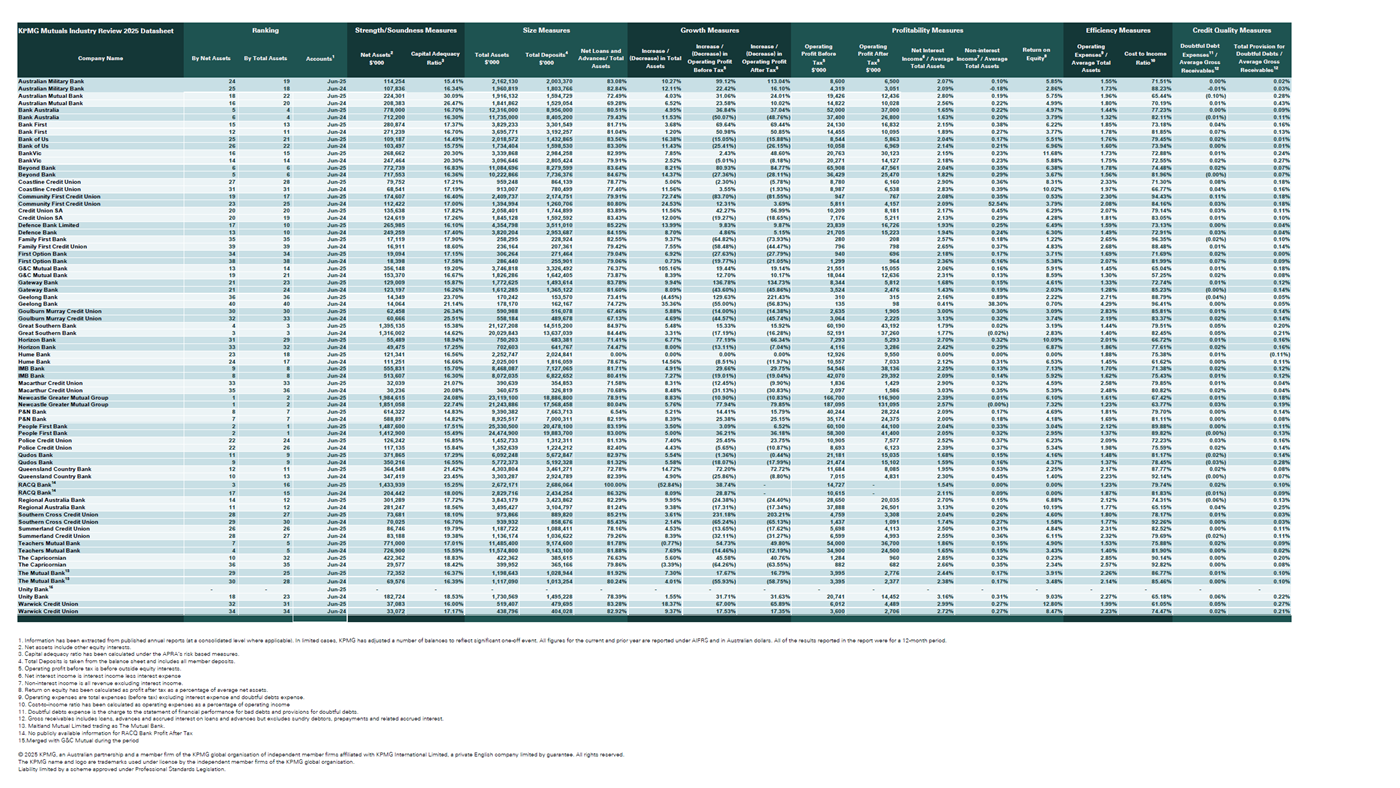  Download Mutuals Industry Review 2025 Key Datasheet