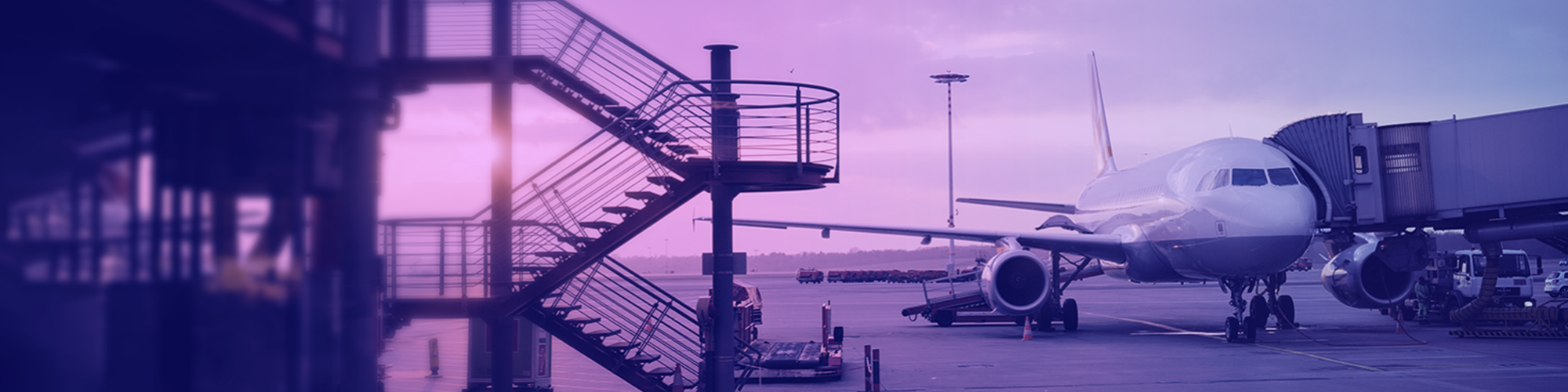 Parkendes Flugzeug