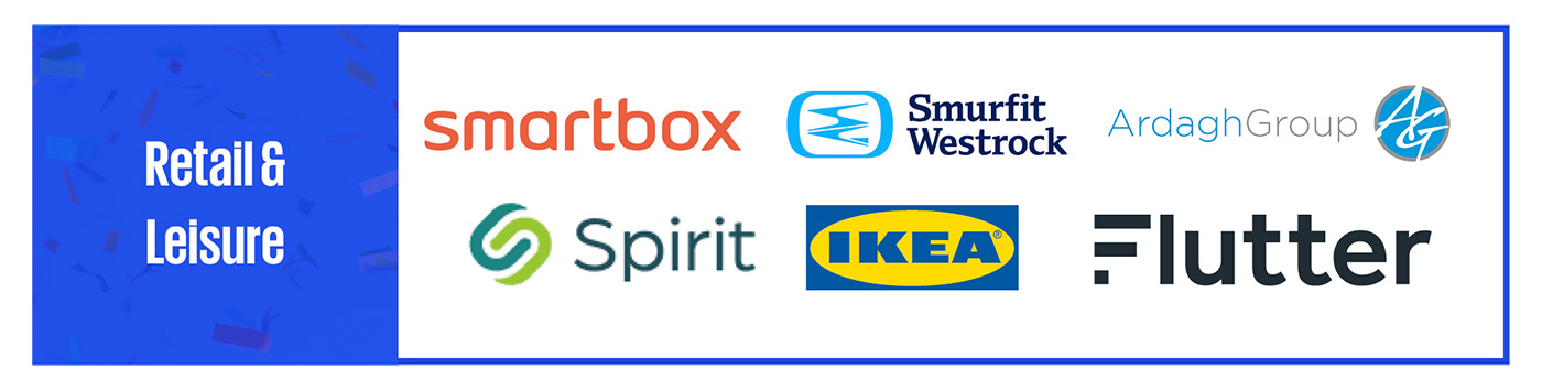 retail and leisure client logos