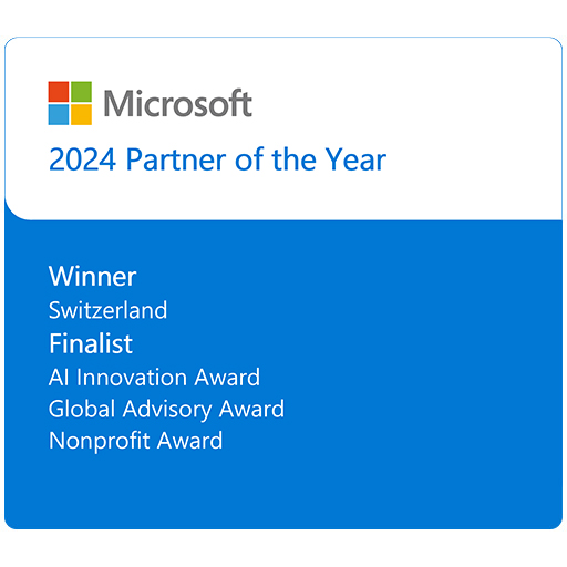 Microsoft 2024 Partner of the year badge