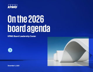 On the 2026 board agenda