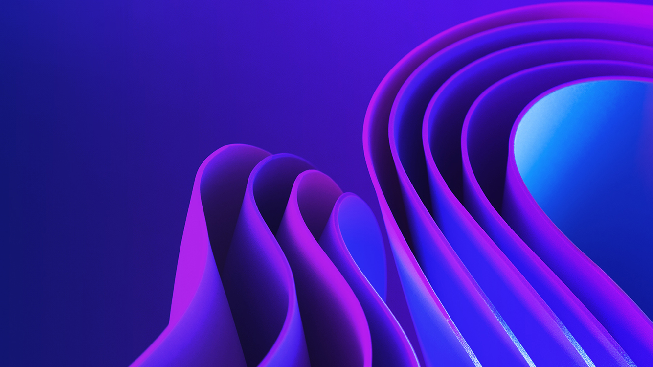 speeding down a road with bright neon colors