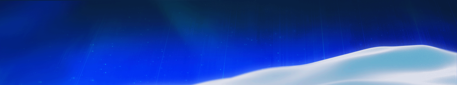 panoramic backgound dark blue and snowy landscape
