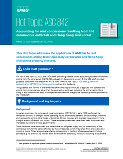 Hot Topic: Coronavirus and civil unrest impact on lease accounting
