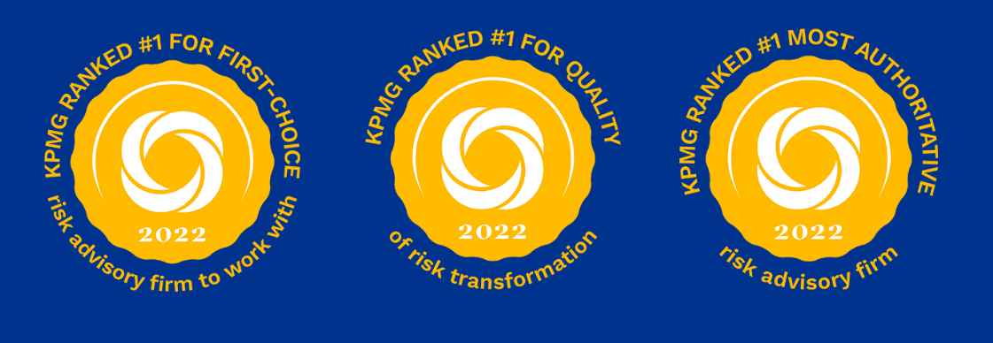Three KPMG ranked #1 badges