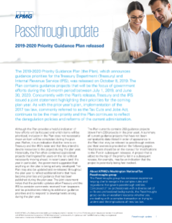 Passthroughs Guidance Update