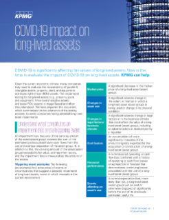 COVID-19 impact on long-lived assets