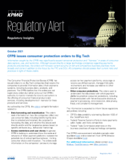 CFPB issues consumer protection orders to Big Tech