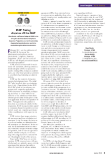 ICAP: Taking disputes off the MAP 