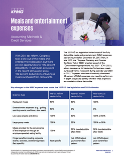 Meals and Entertainment Expenses