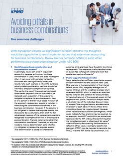 Avoiding Pitfalls in Business Combinations: Five Common Challenges